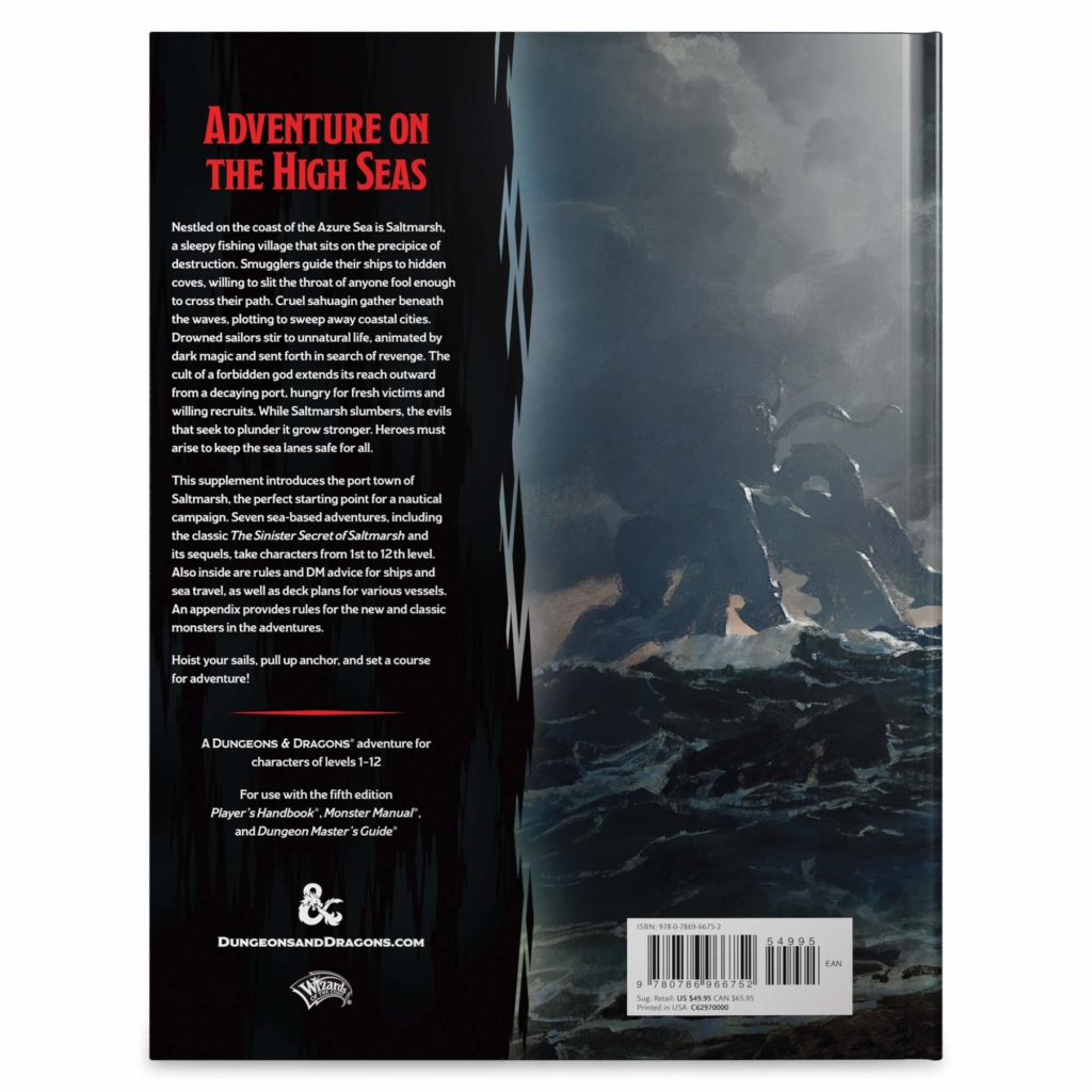 D&D Книга приключений «Призраки Солтмарша» (Ghosts of Saltmarsh ...