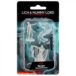 D&D Nolzur's Marvelous Miniatures: Лич и лорд-мумия (Lich & Mummy Lord)