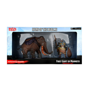 D&D Премиальные миниатюры «Морозный великан и мамонт» (Frost Giant and Mammoth)