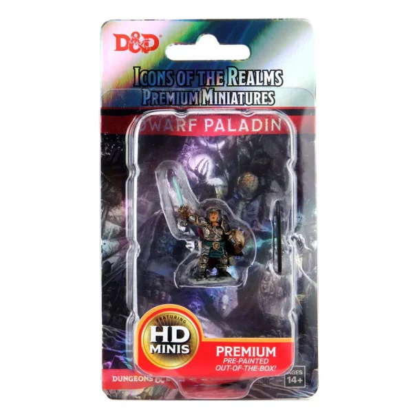 D&D Premium Miniatures: Дварф-паладин, женщина (Dwarf Paladin Female)