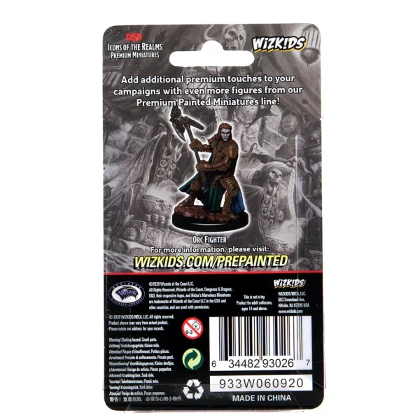 D&D Premium Miniatures: Орк-воин (Orc Fighter Male) — изображение 3
