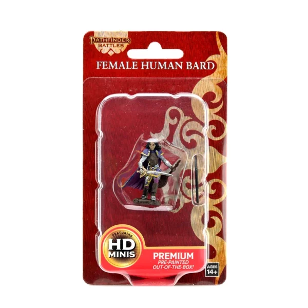 Pathfinder Battles: Premium Painted Figure - Человек-бард, женщина (Human Bard Female)