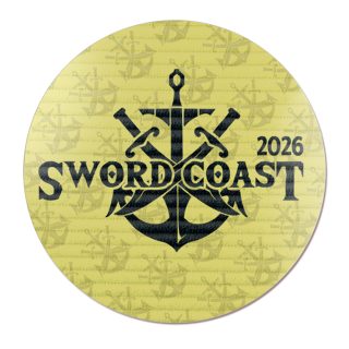 Тканевая наклейка-стикер «Sword Coast 2026» (только для участников!)